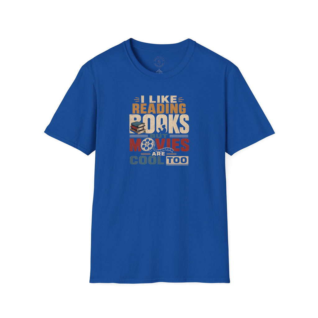 Books Unisex Softstyle T-Shirt | Funny Books And Movies Tee