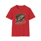 Fishing T-Shirt — 'Hooked' Rainbow Trout Graphic Tee