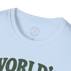 T-Shirt | "World's Okayest Golfer" Retro Golf Humor Tee | Golf Tee