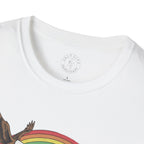 This Is Prolly My Awesomest T-Shirt — Funny Retro Rainbow Animal Graphic Tee
