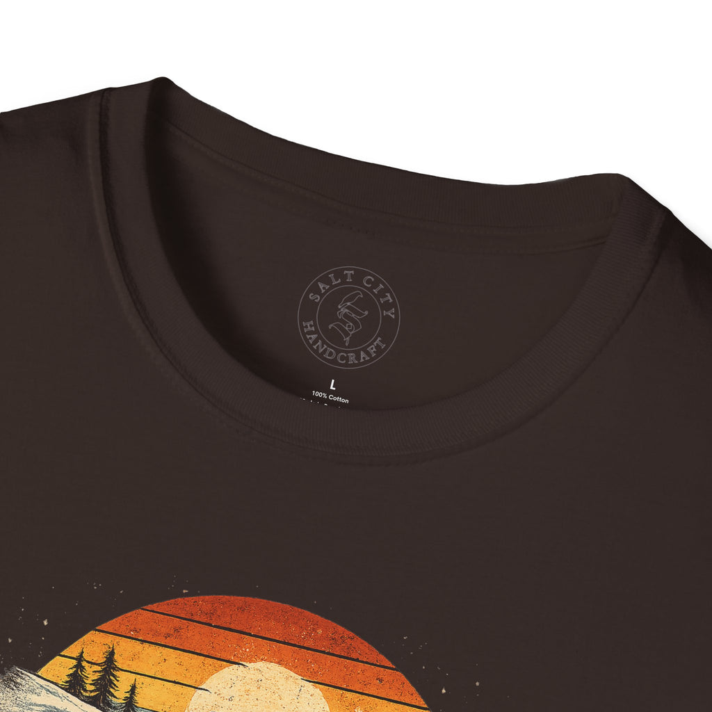 Yard Sale T-Shirt | Retro Mountain Ski Scene Graphic Tee | Ski Tee
