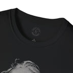 Stay Caffeinated T-Shirt — Funny Coffee Tee with Einstein Sketch