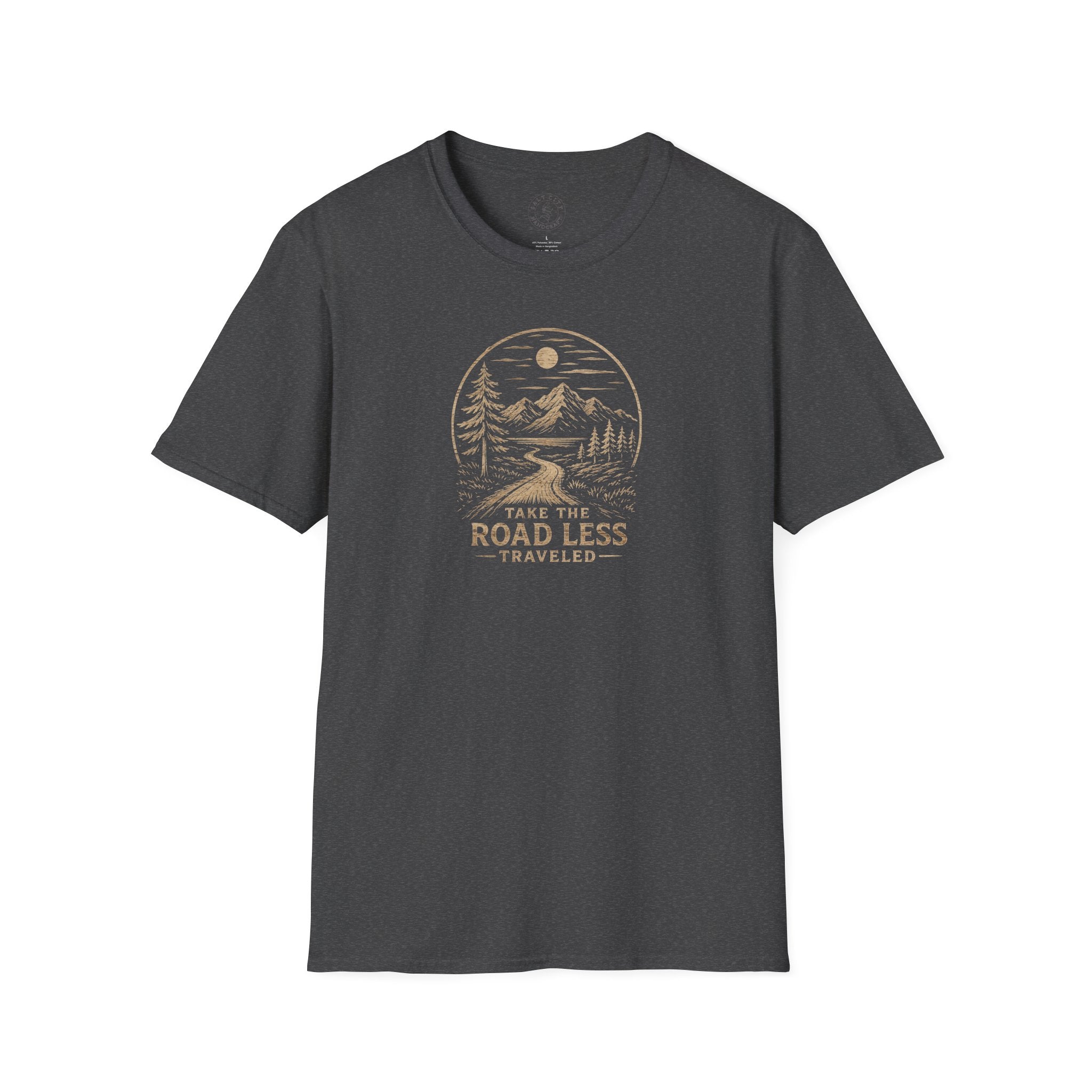 Road Less Traveled Mountain T‑Shirt — 'Take the Road Less' Adventure Tee