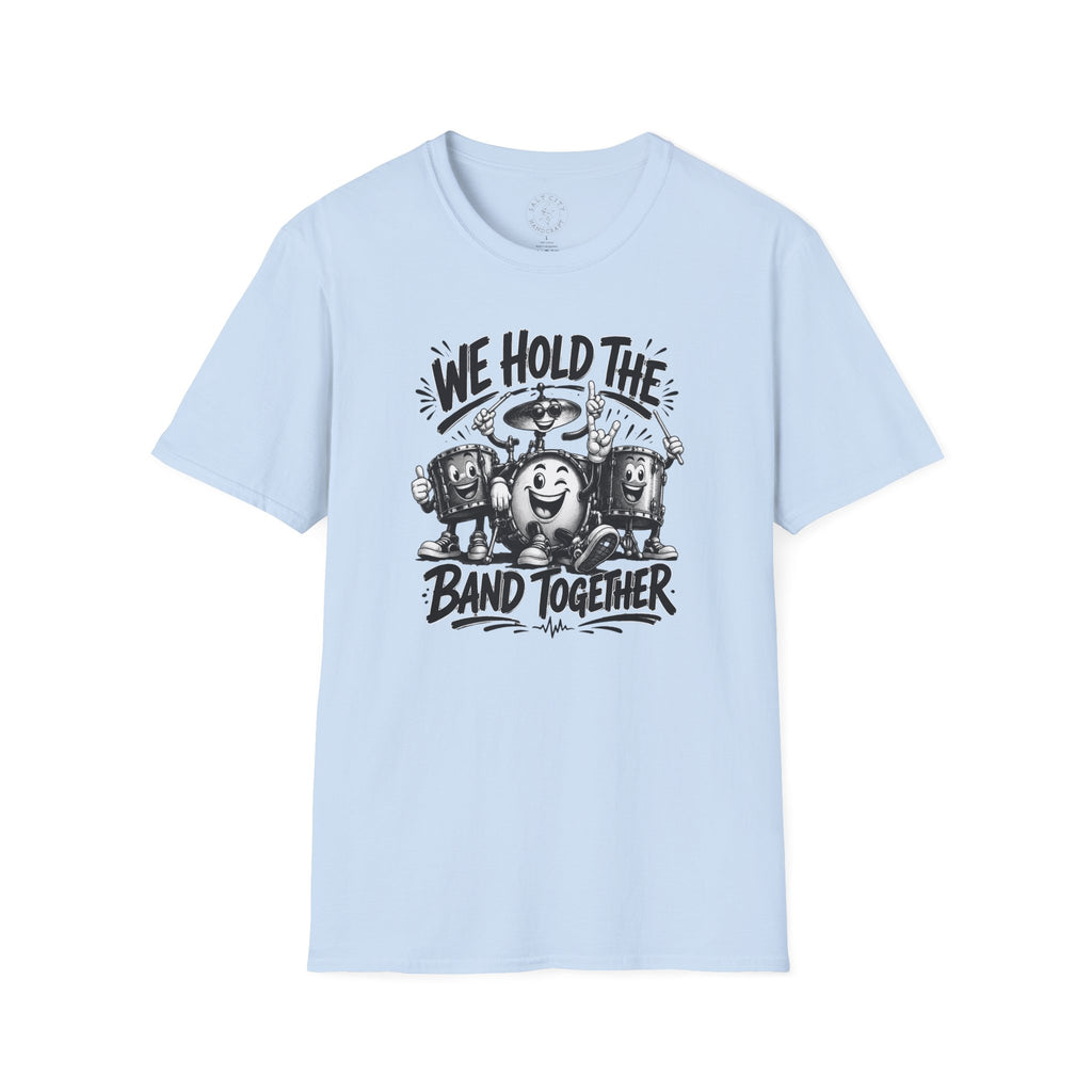We Hold The Band Together T-Shirt — Vintage Music Cartoon Tee
