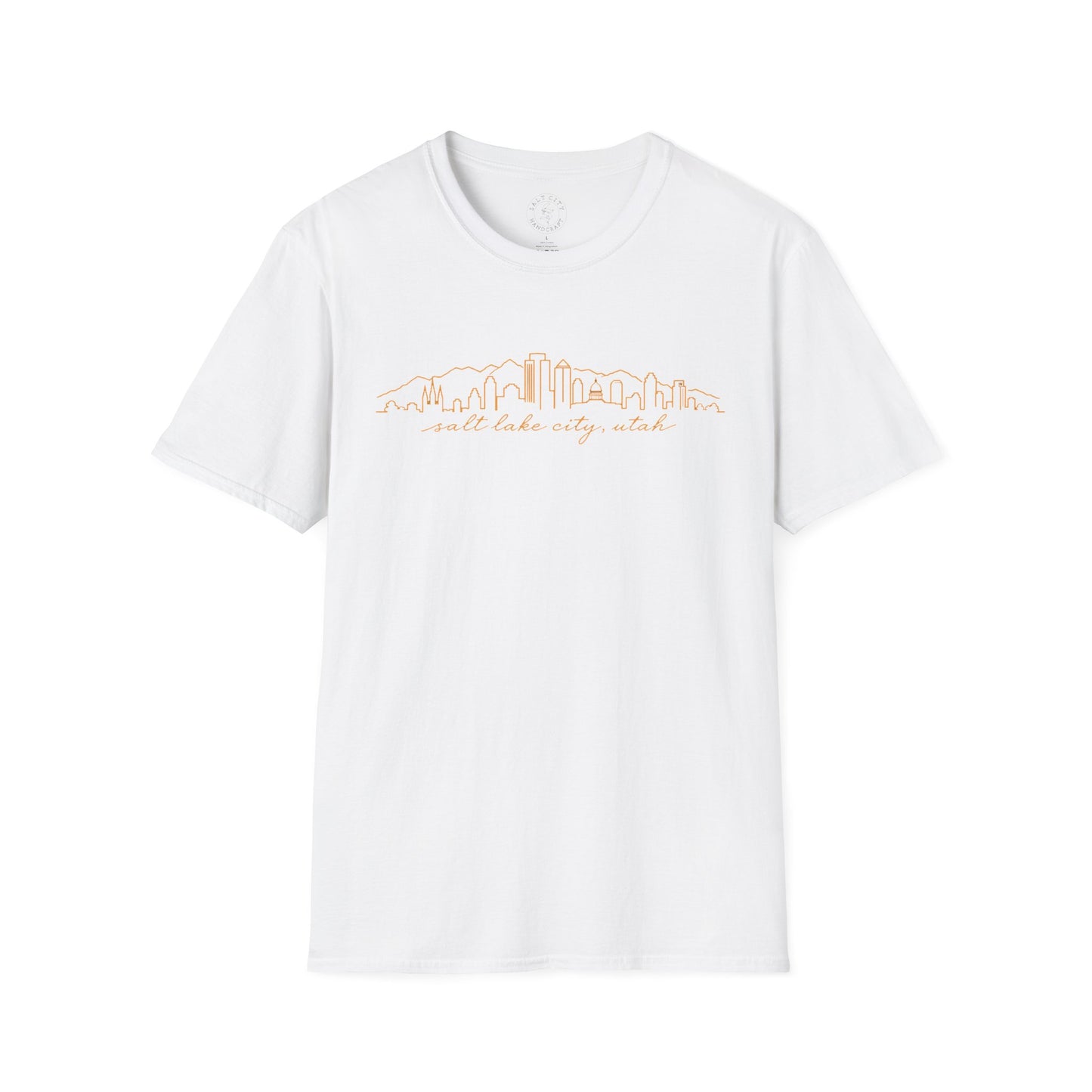 Salt Lake City Skyline T-Shirt — Minimalist Mountain City Tee