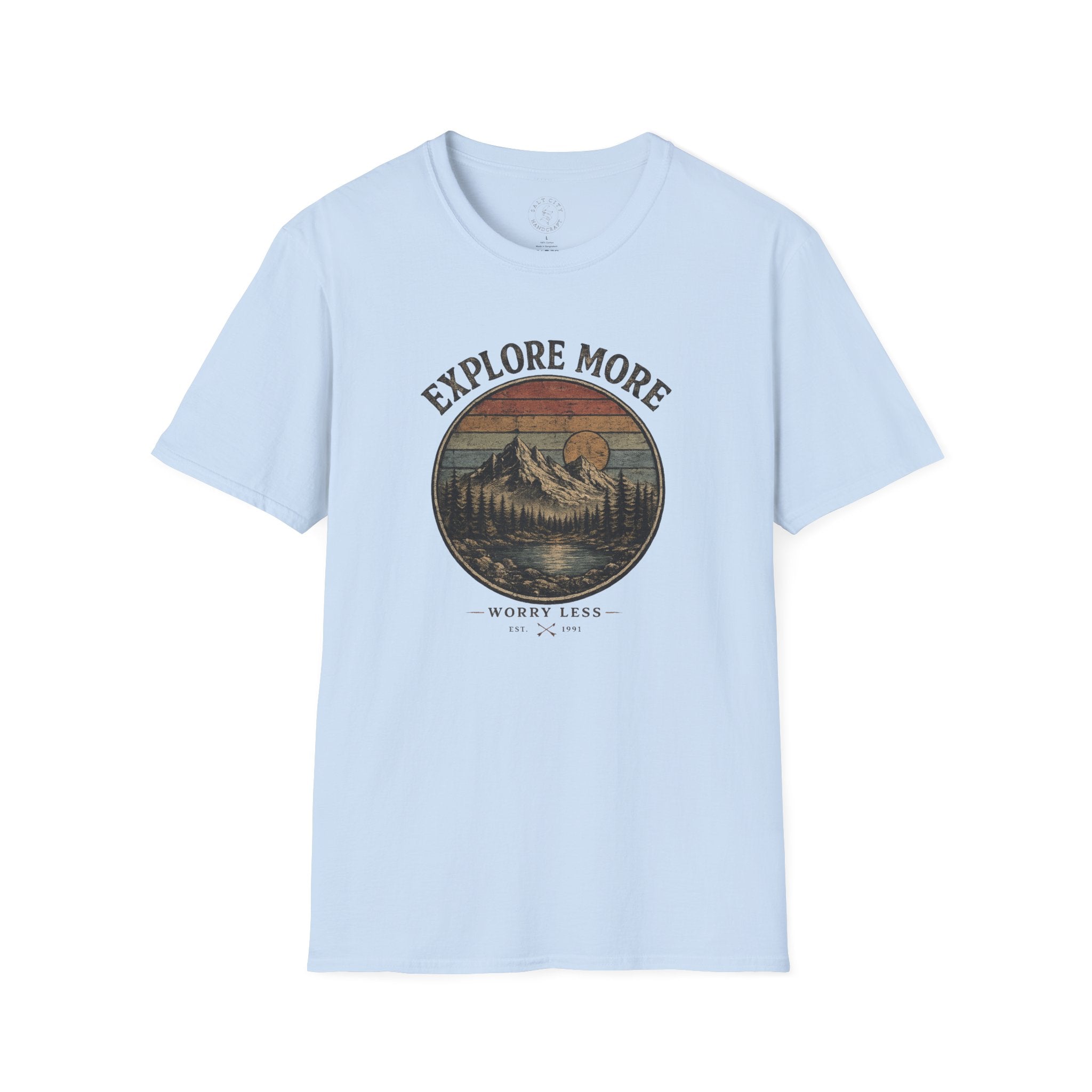 Explore More Mountain Lake T-Shirt — Adventure Outdoors Graphic Tee