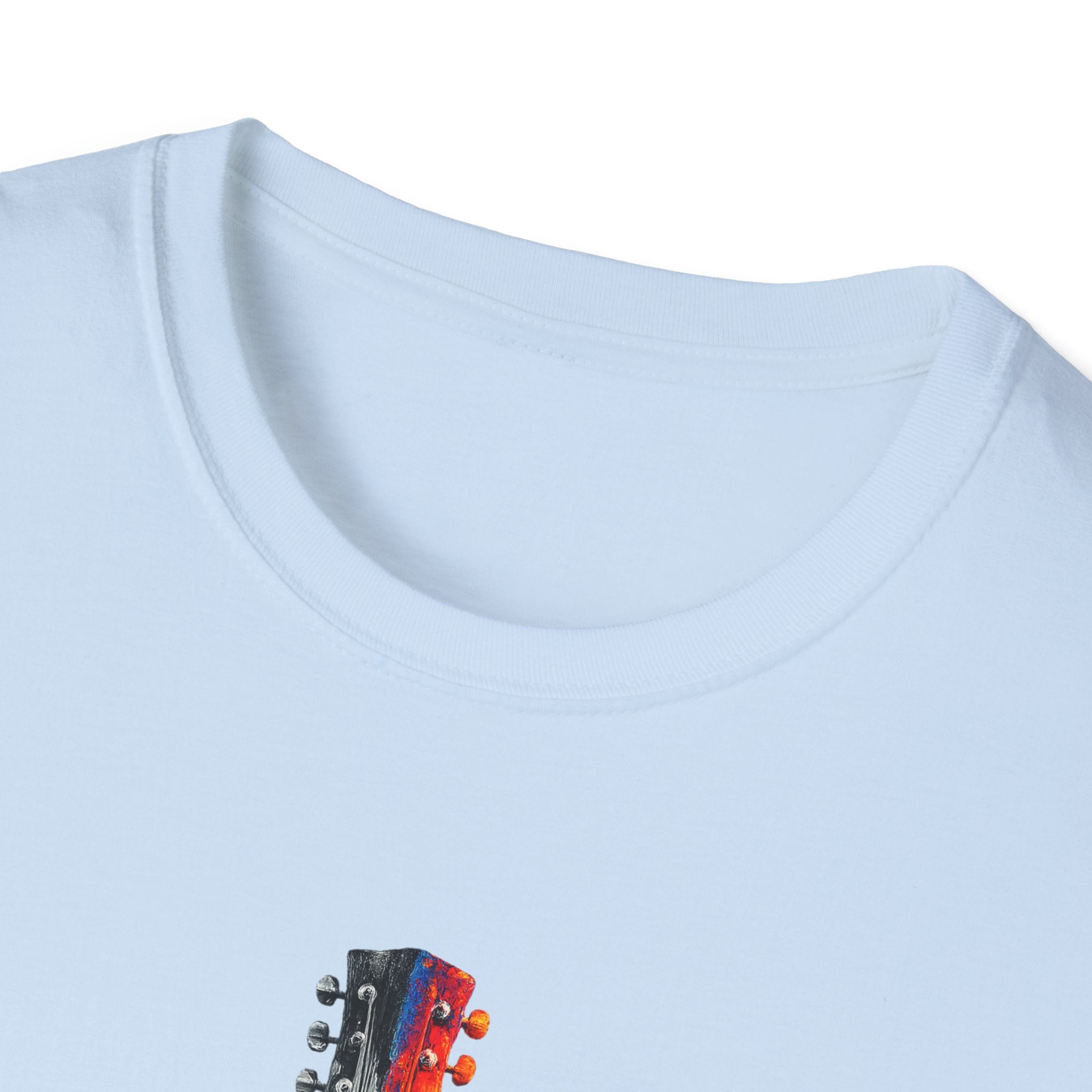 Acoustic Guitar Paint T-Shirt | Acoustic Guitar Shirt