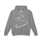 Skier White Hoodie | Plain Pullover Hooded Sweatshirt