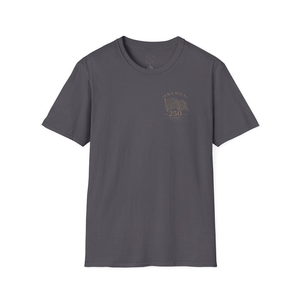 America 250 Years Commemorative T-Shirt | Minimal Patriotic Tee
