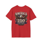America 250th Birthday T-Shirt — Patriotic Eagle 1776–2026 Celebration Tee