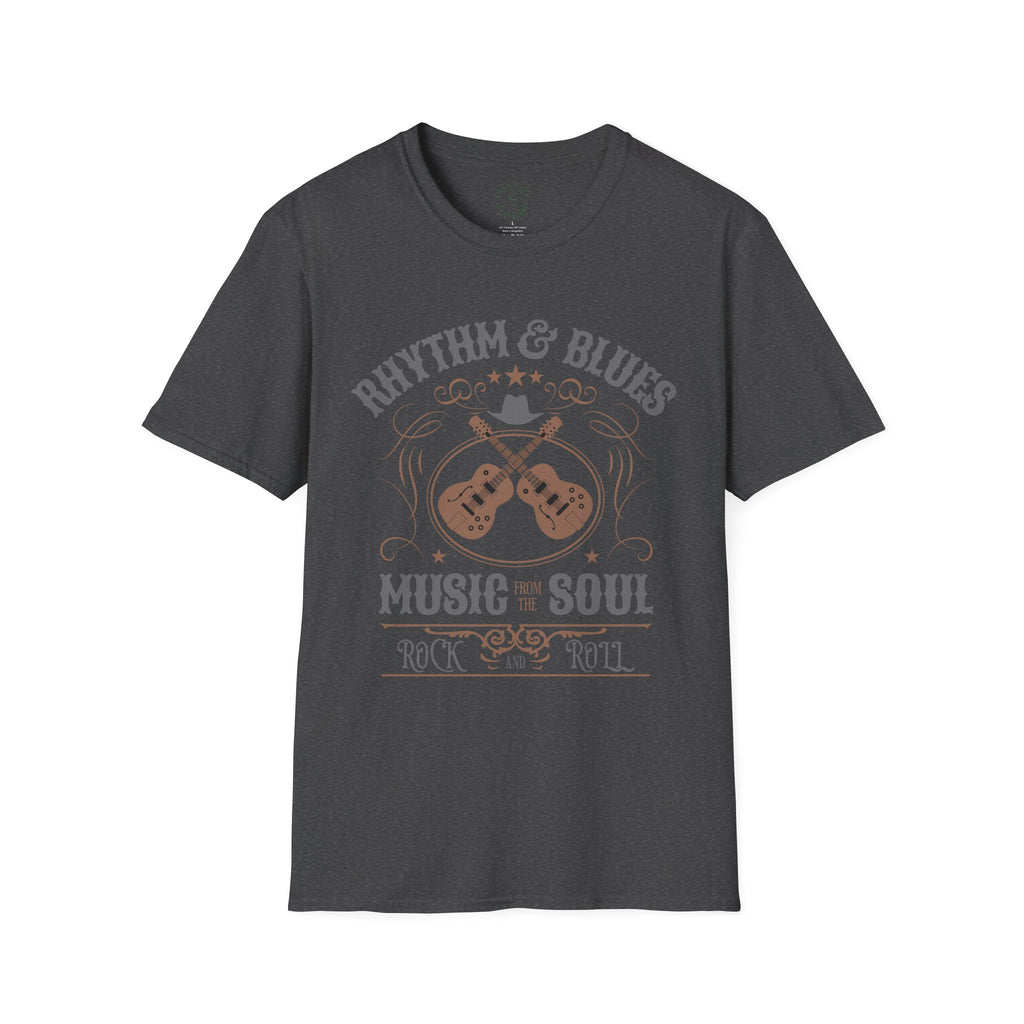 Rhythm & Blues Music of the Soul T-Shirt | Rock and Roll Guitar Design