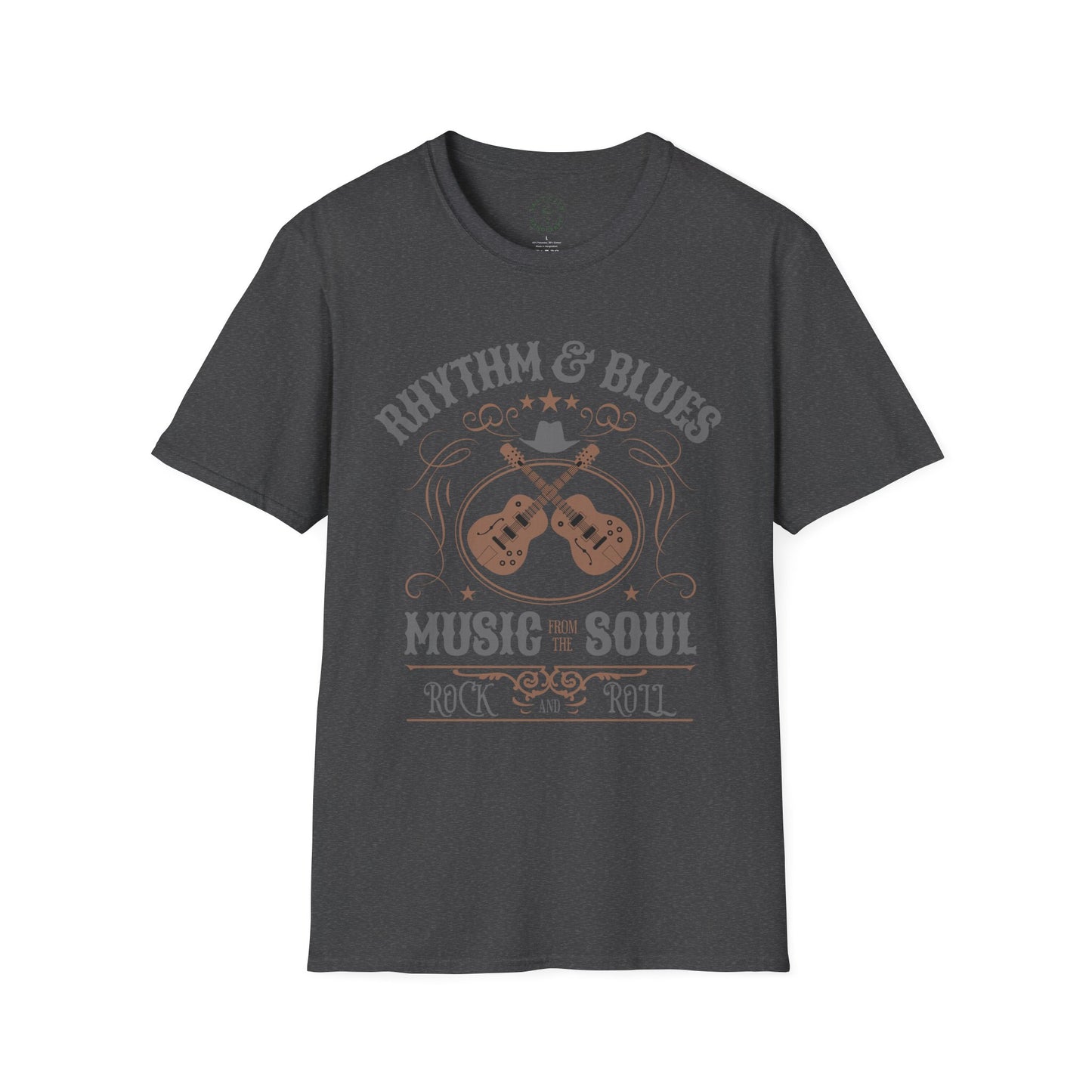 Rhythm & Blues Music of the Soul T-Shirt | Rock and Roll Guitar Design