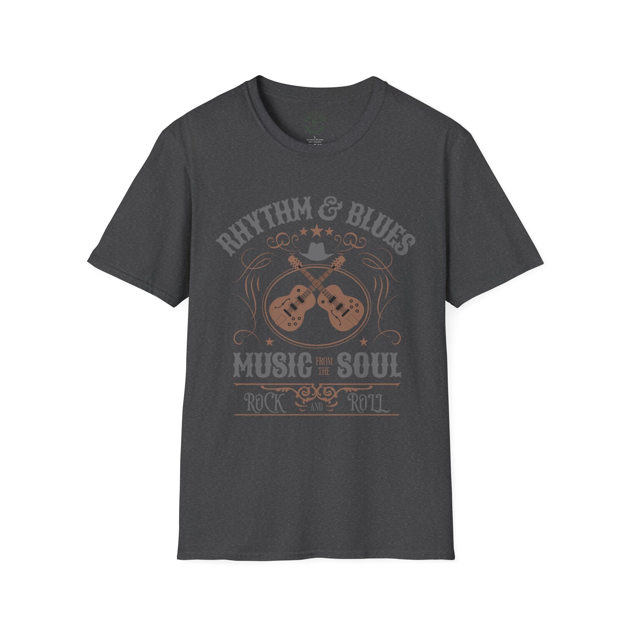 Rhythm & Blues Music of the Soul T-Shirt | Rock and Roll Guitar Design