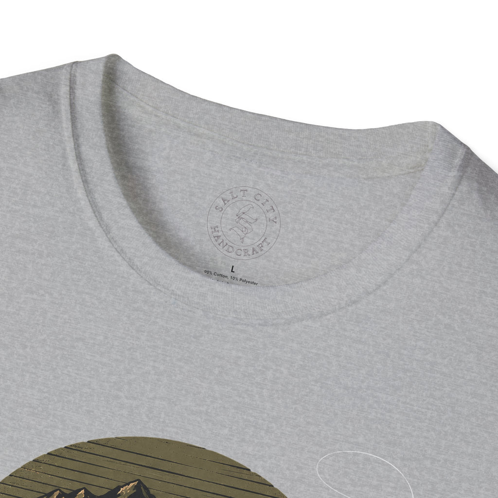 Fishing T-Shirt — 'Hooked' Rainbow Trout Graphic Tee