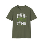 Par-Tee Time Golf T-Shirt — Funny Golf Shirt with Tee & Ball Design