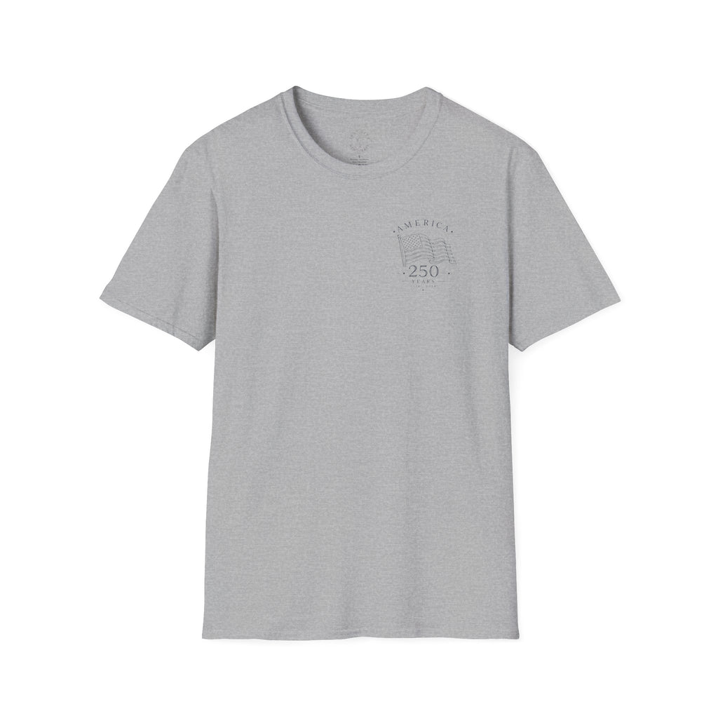 America 250 Years Commemorative T-Shirt | Minimal Patriotic Tee
