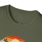 Yard Sale T-Shirt | Retro Mountain Ski Scene Graphic Tee | Ski Tee