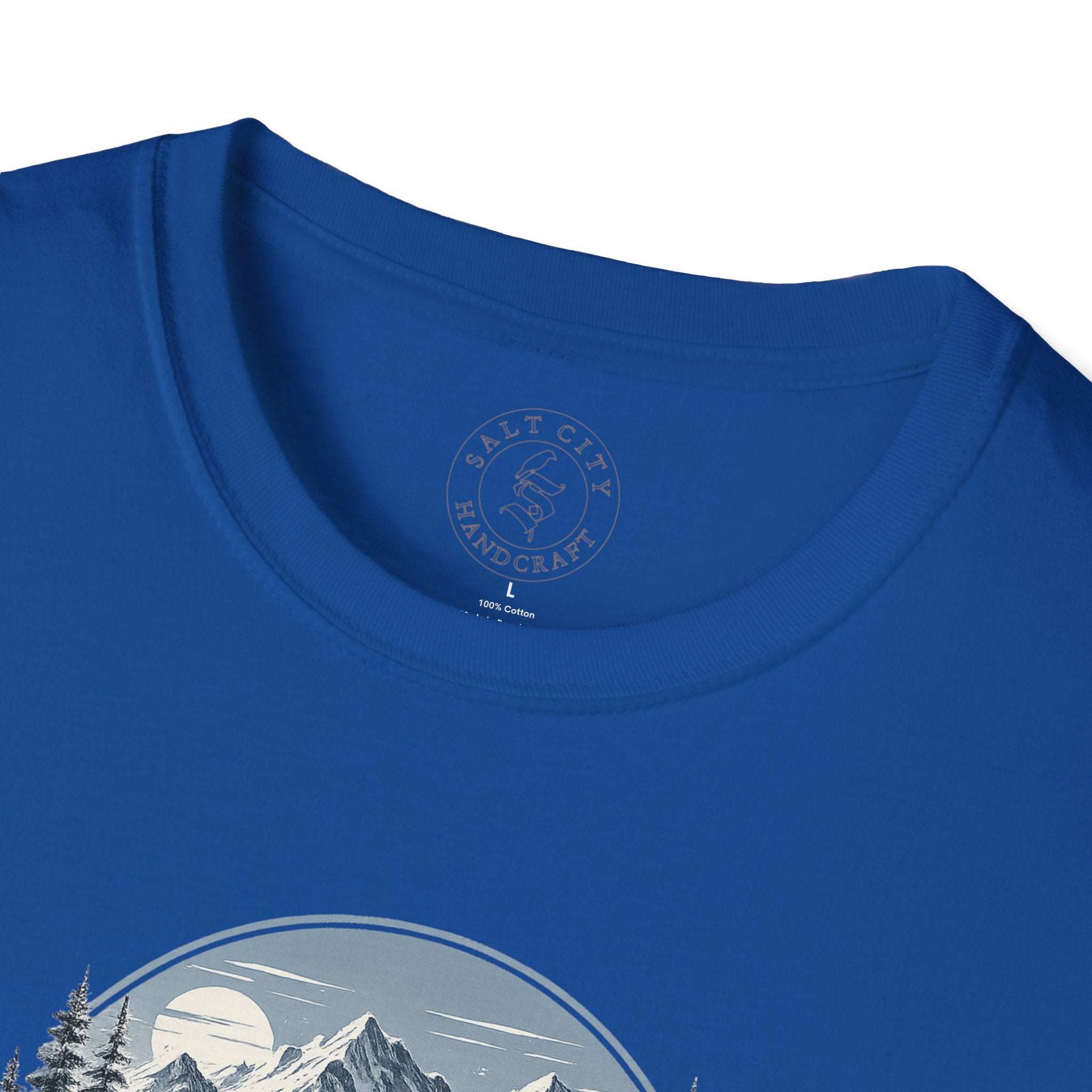 Women's Powder Before Work Ski T-Shirt |  Snowboarding Skiing Mountain Graphic Tee | Unisex Tee