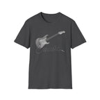 Guitar 'Music' Graphic T-Shirt — Vintage Electric Guitar Tee