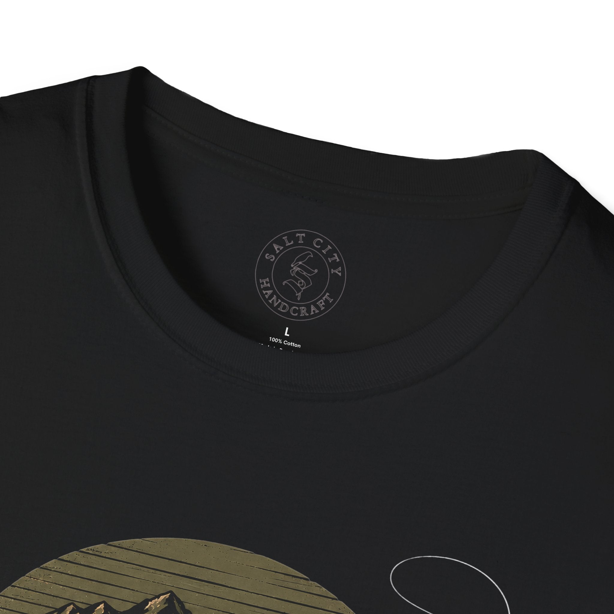 Fishing T-Shirt — 'Hooked' Rainbow Trout Graphic Tee