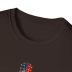 Acoustic Guitar Paint T-Shirt | Acoustic Guitar Shirt