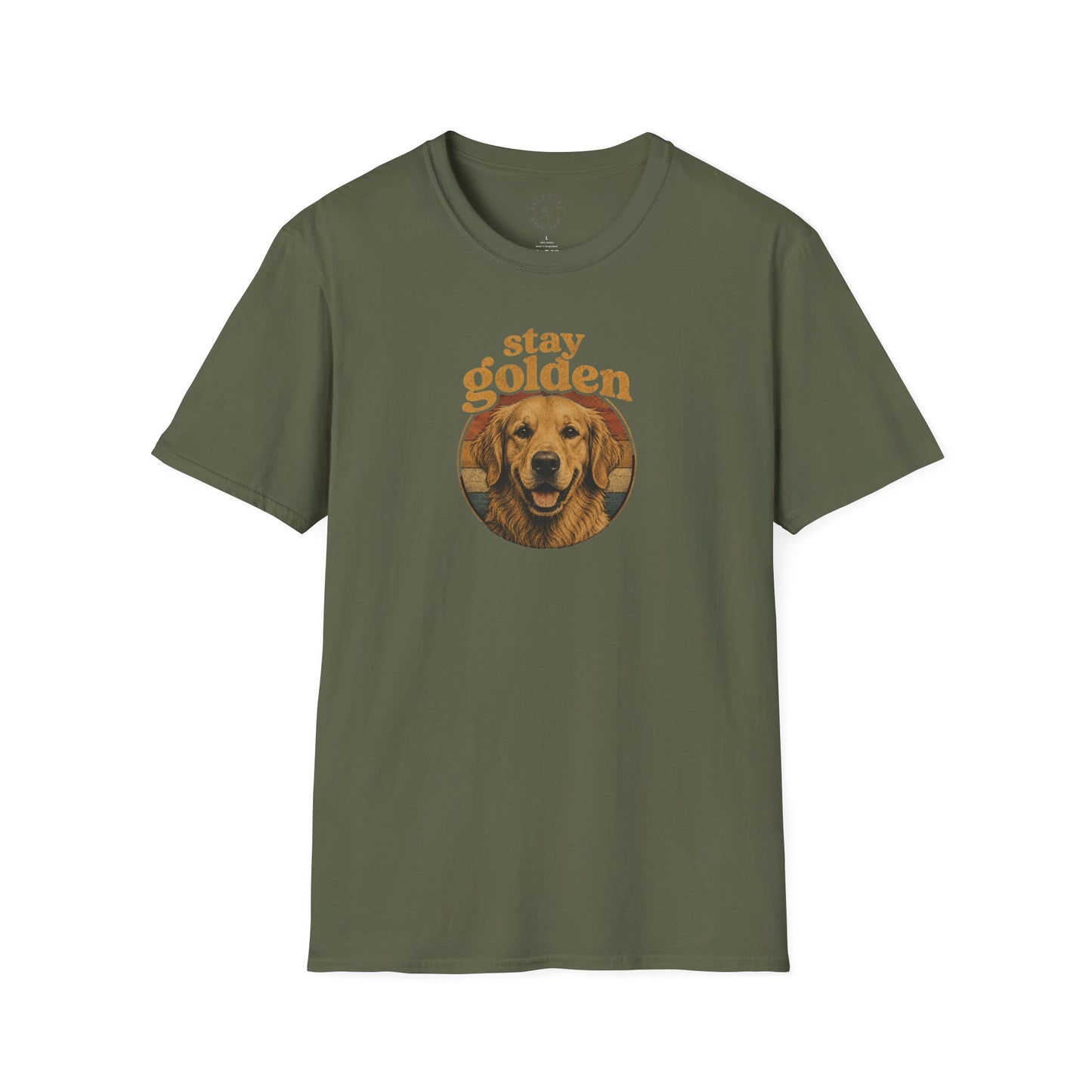 Stay Golden Golden Retriever T-Shirt — Cute Dog Lover Tee