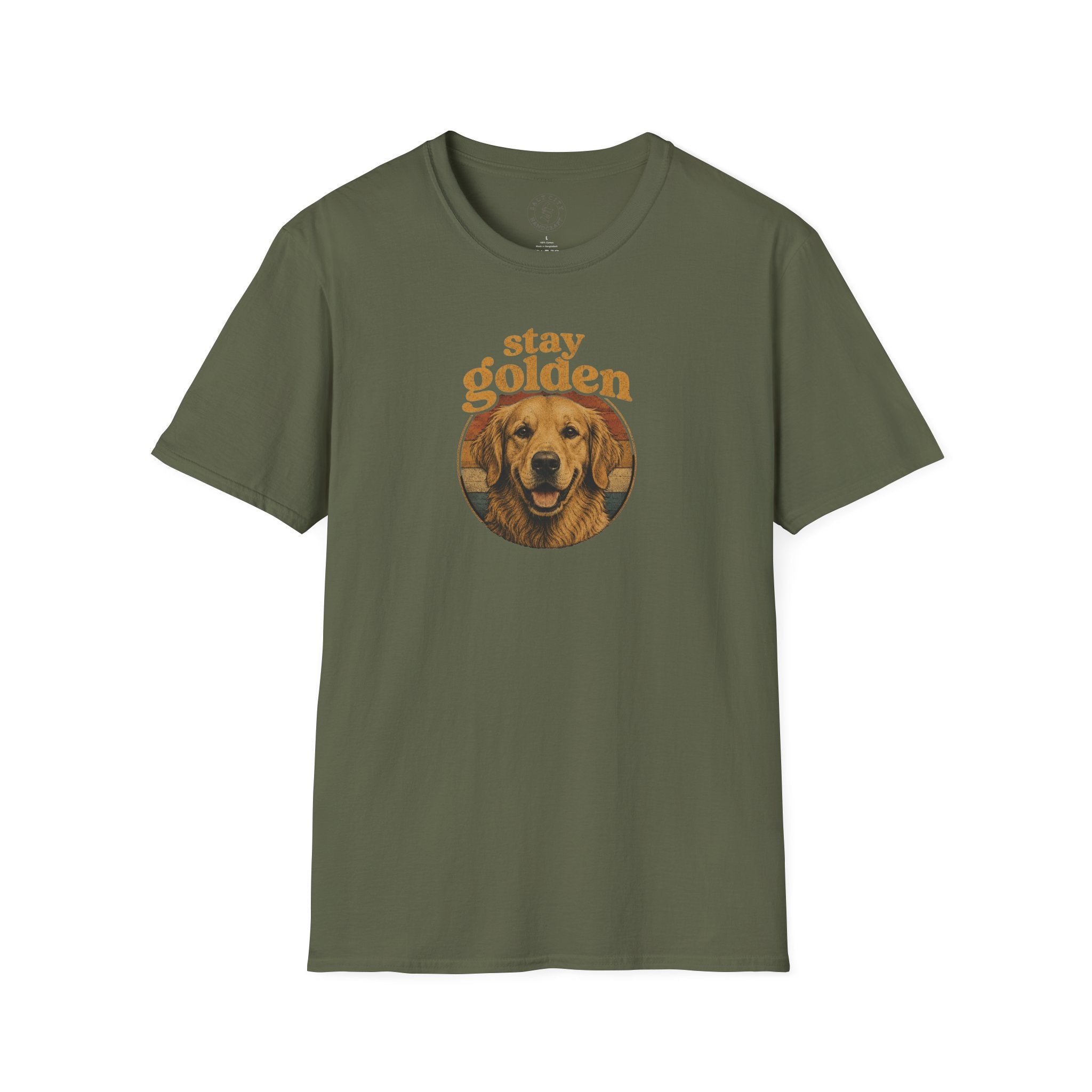 Stay Golden Golden Retriever T-Shirt — Cute Dog Lover Tee