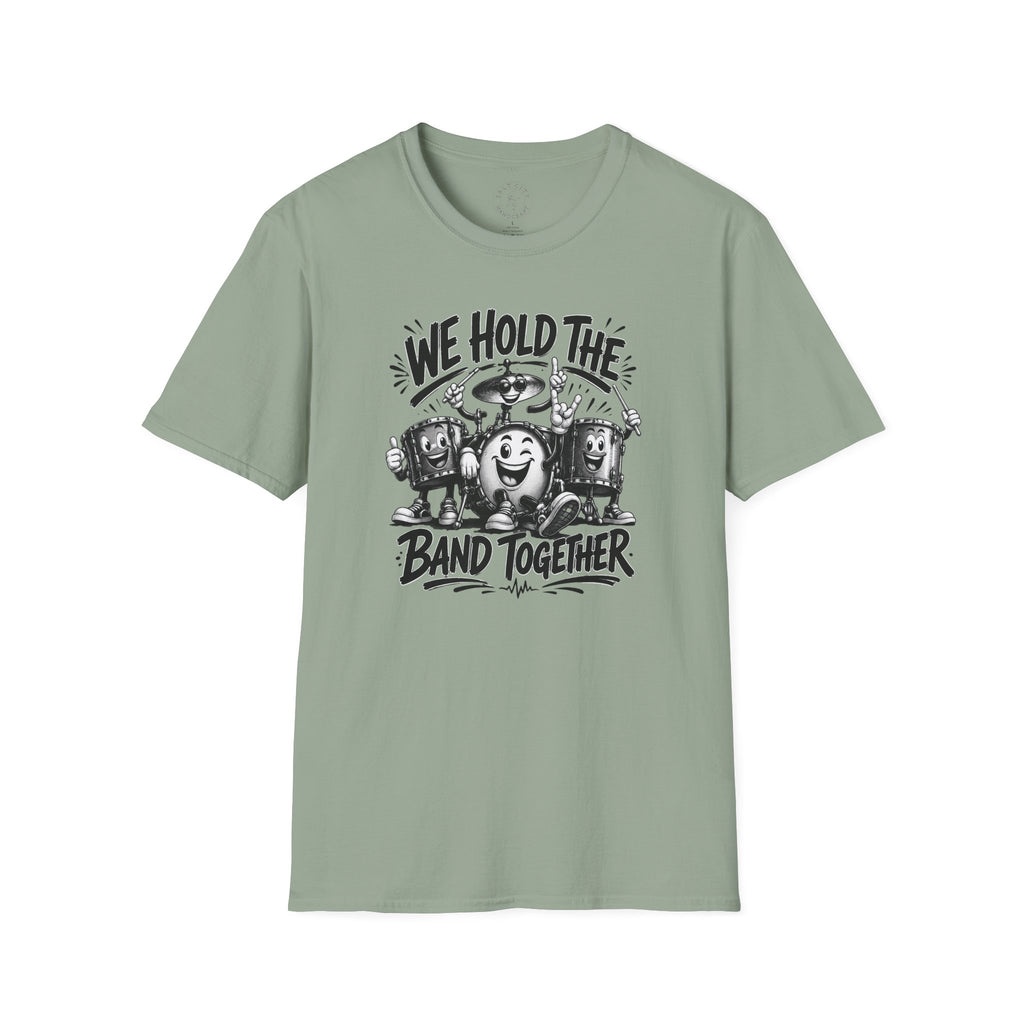 We Hold The Band Together T-Shirt — Vintage Music Cartoon Tee