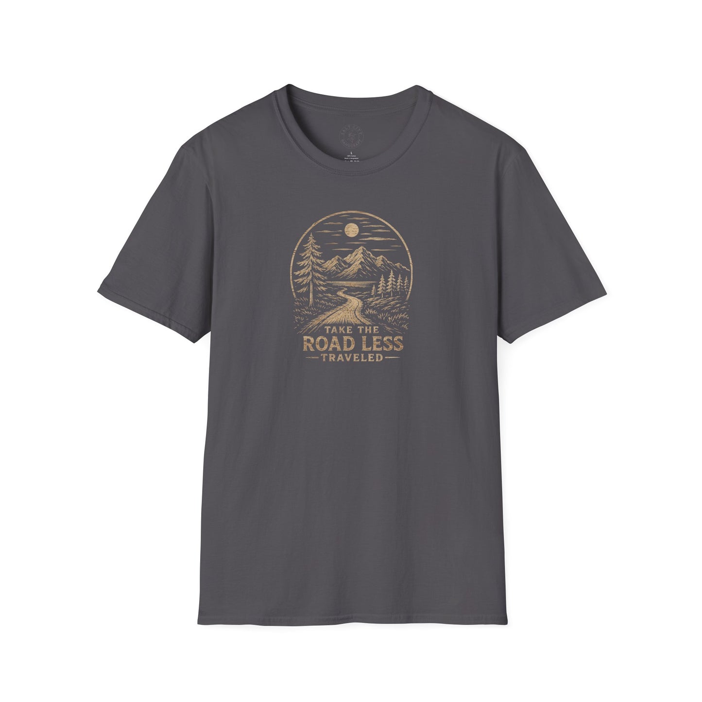 Road Less Traveled Mountain T‑Shirt — 'Take the Road Less' Adventure Tee