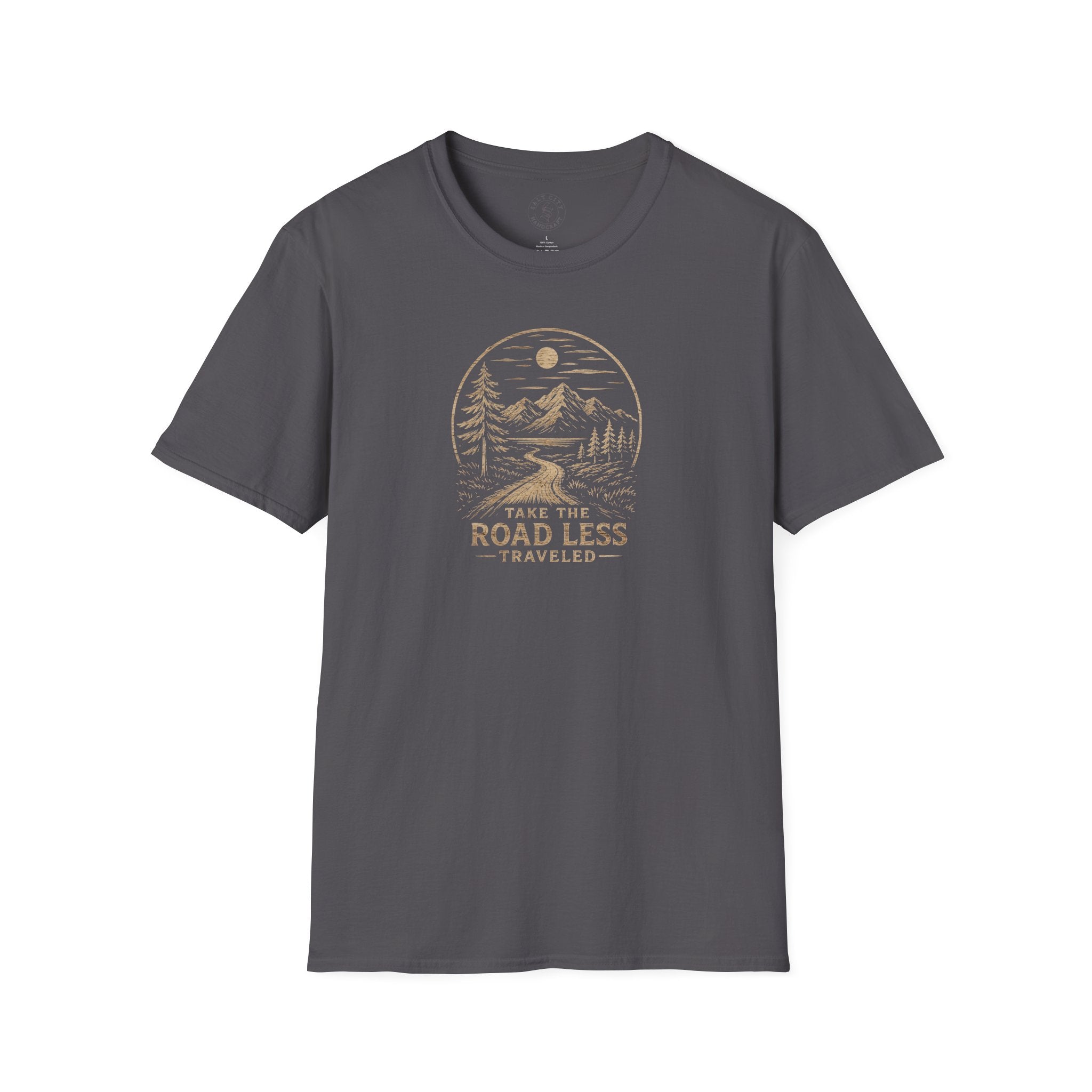 Road Less Traveled Mountain T‑Shirt — 'Take the Road Less' Adventure Tee