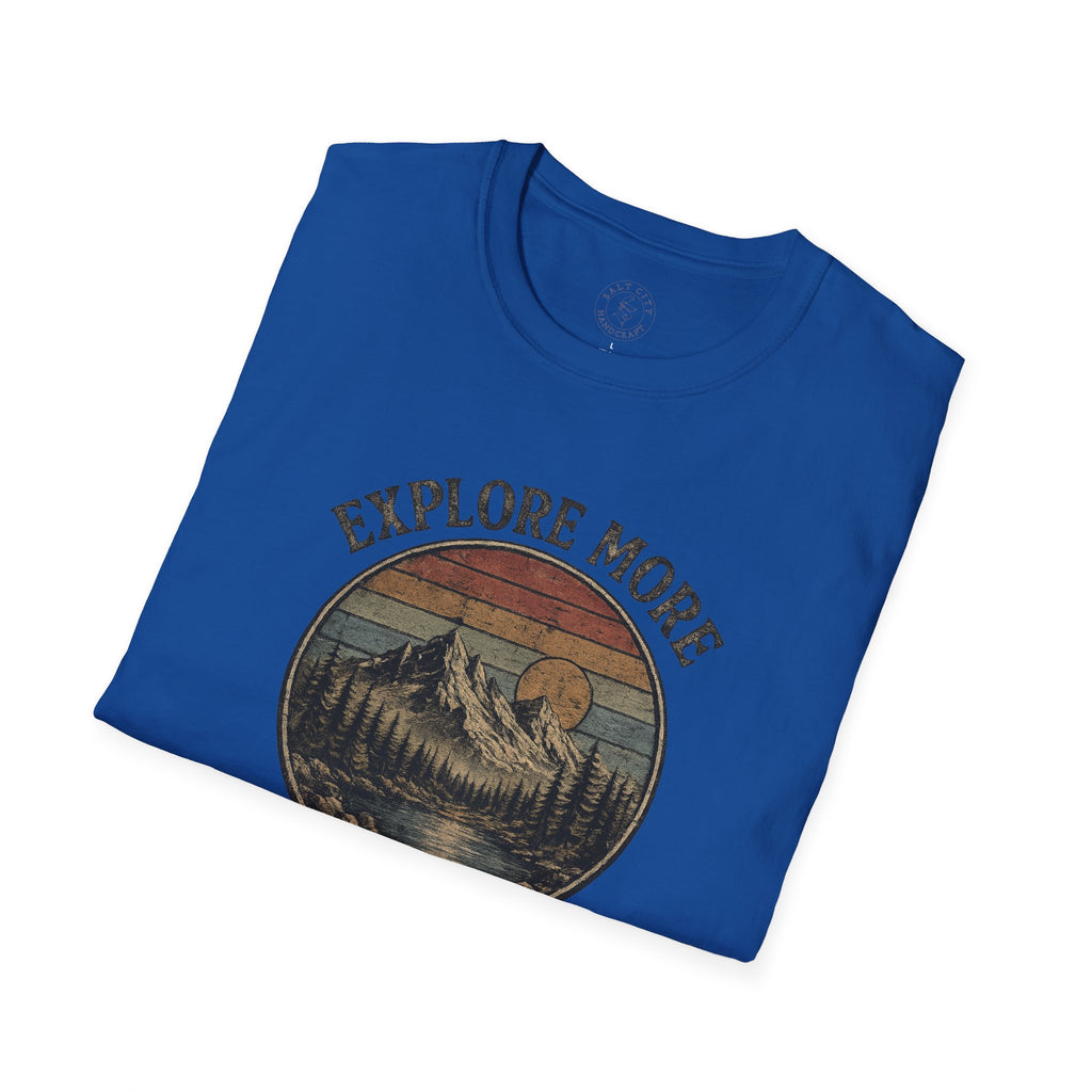 Explore More Mountain Lake T-Shirt — Adventure Outdoors Graphic Tee