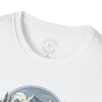 Women's Powder Before Work Ski T-Shirt |  Snowboarding Skiing Mountain Graphic Tee | Unisex Tee
