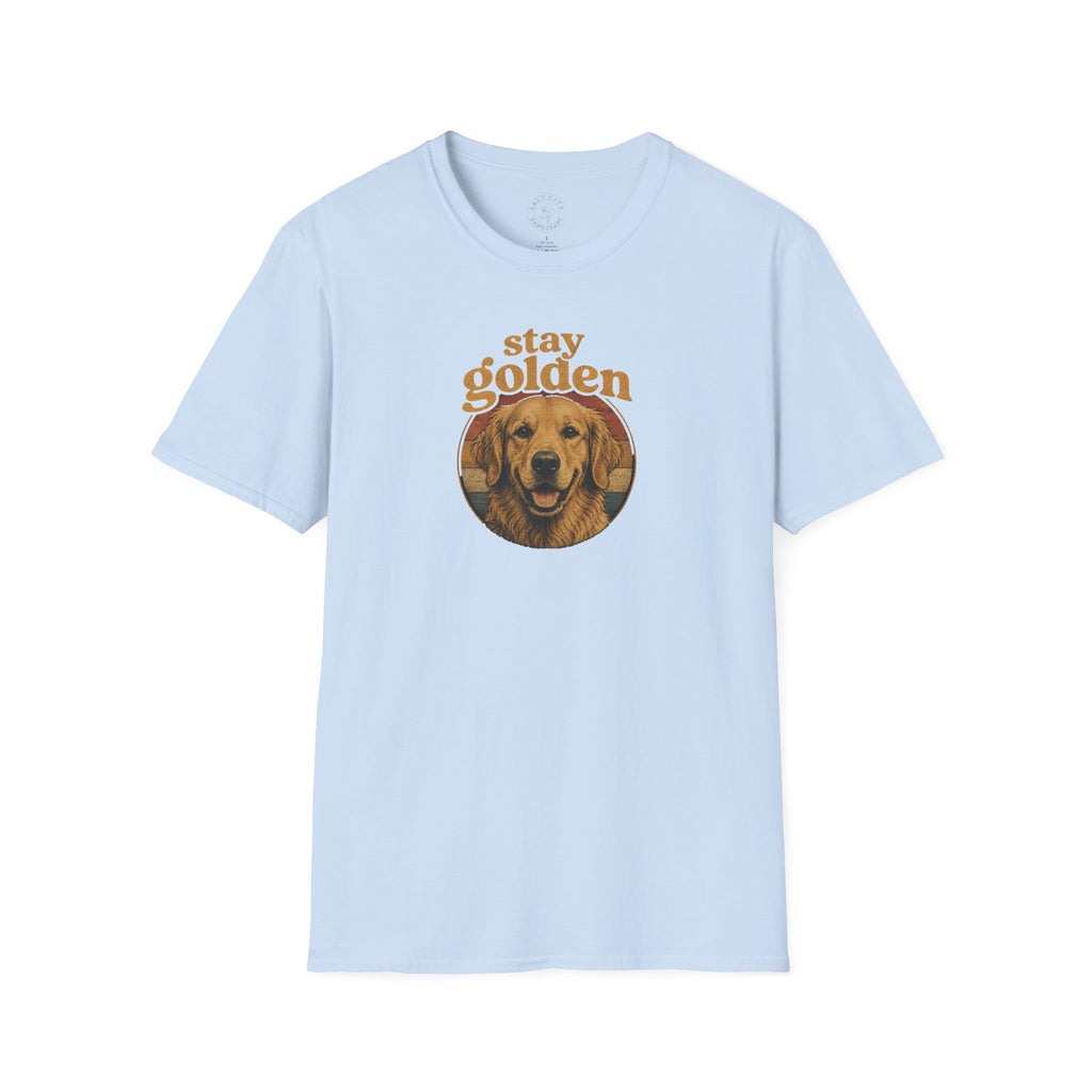 Stay Golden Golden Retriever T-Shirt — Cute Dog Lover Tee