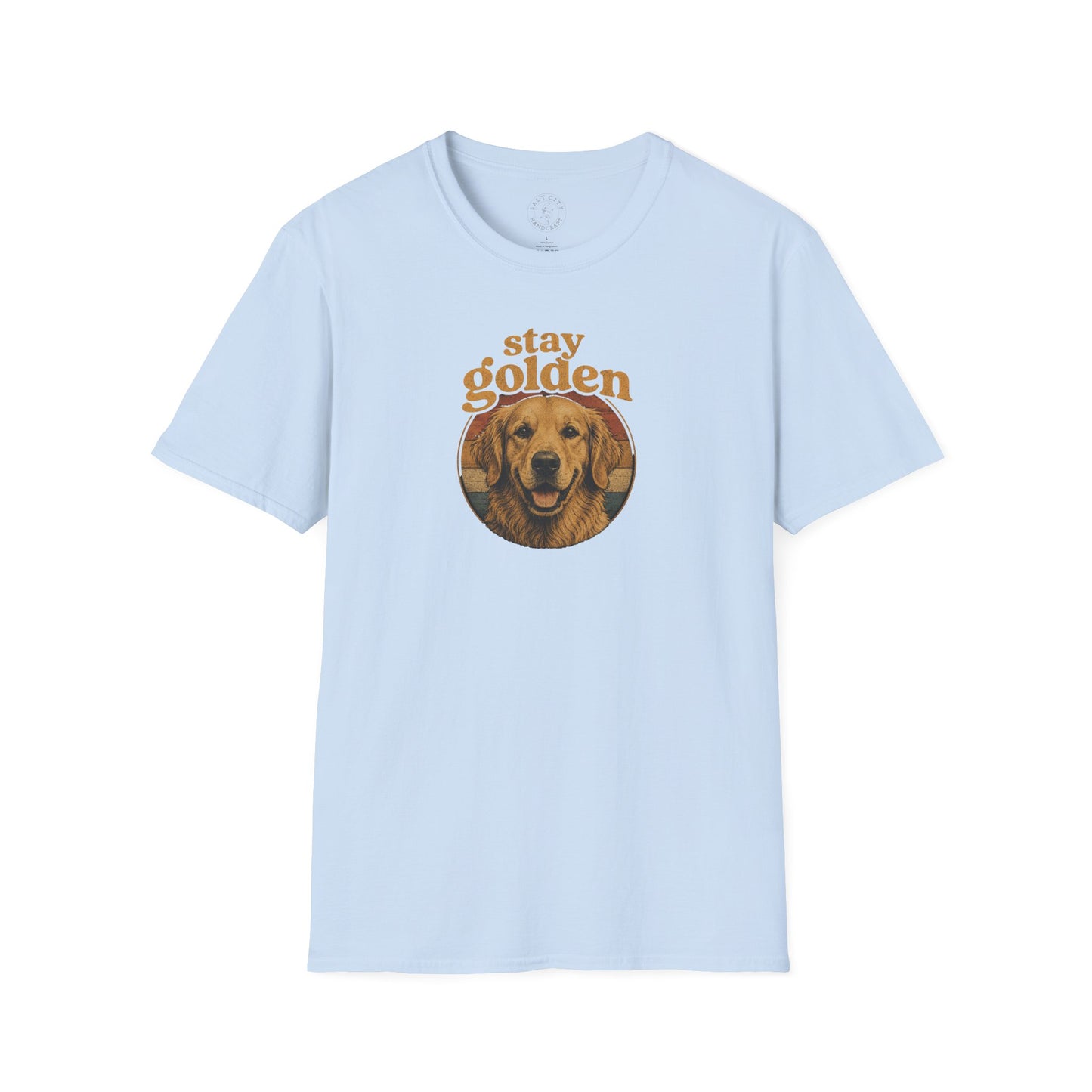 Stay Golden Golden Retriever T-Shirt — Cute Dog Lover Tee