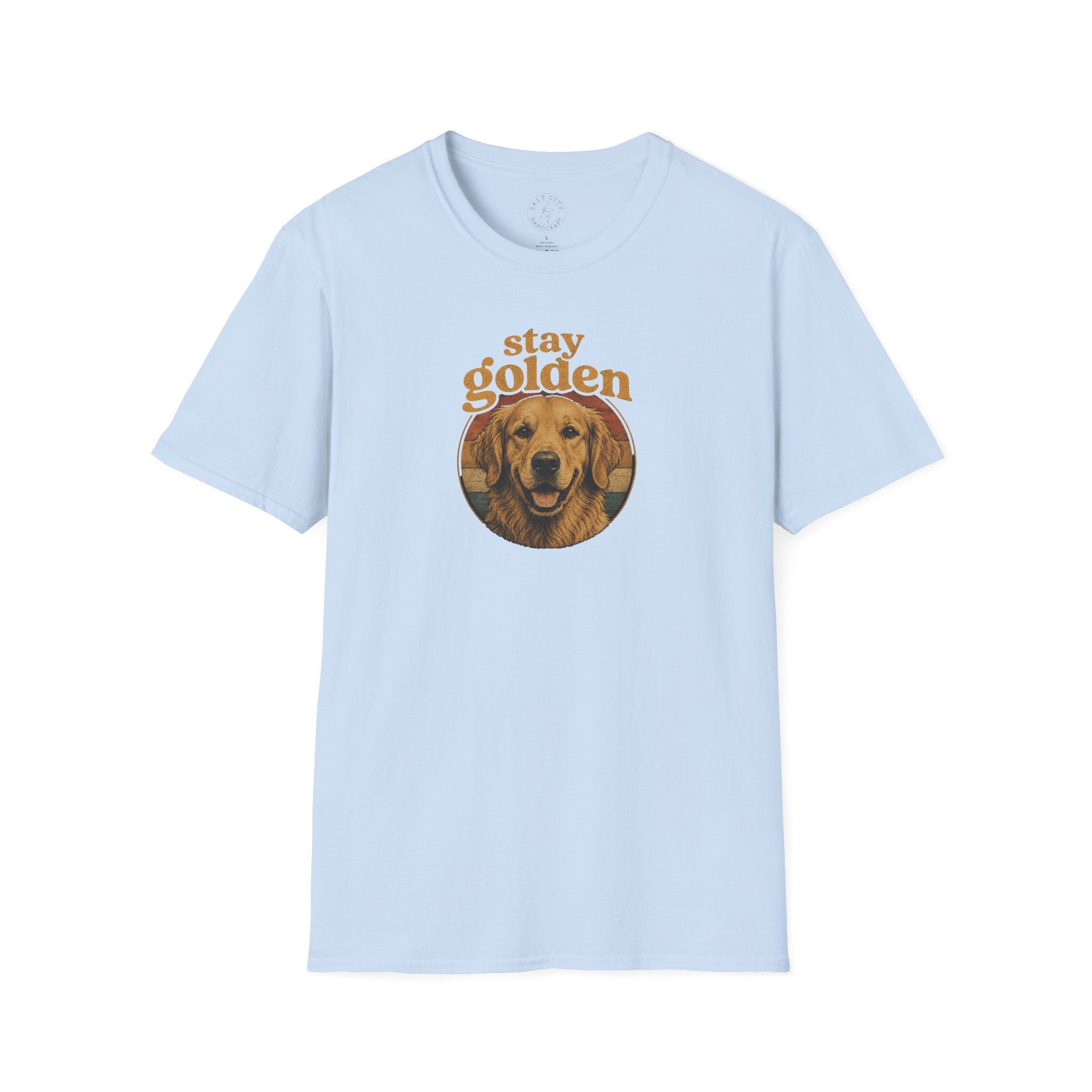 Stay Golden Golden Retriever T-Shirt — Cute Dog Lover Tee