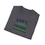 Can't, Sorry I'm Busy Golf T-Shirt — Funny Golf Shirt