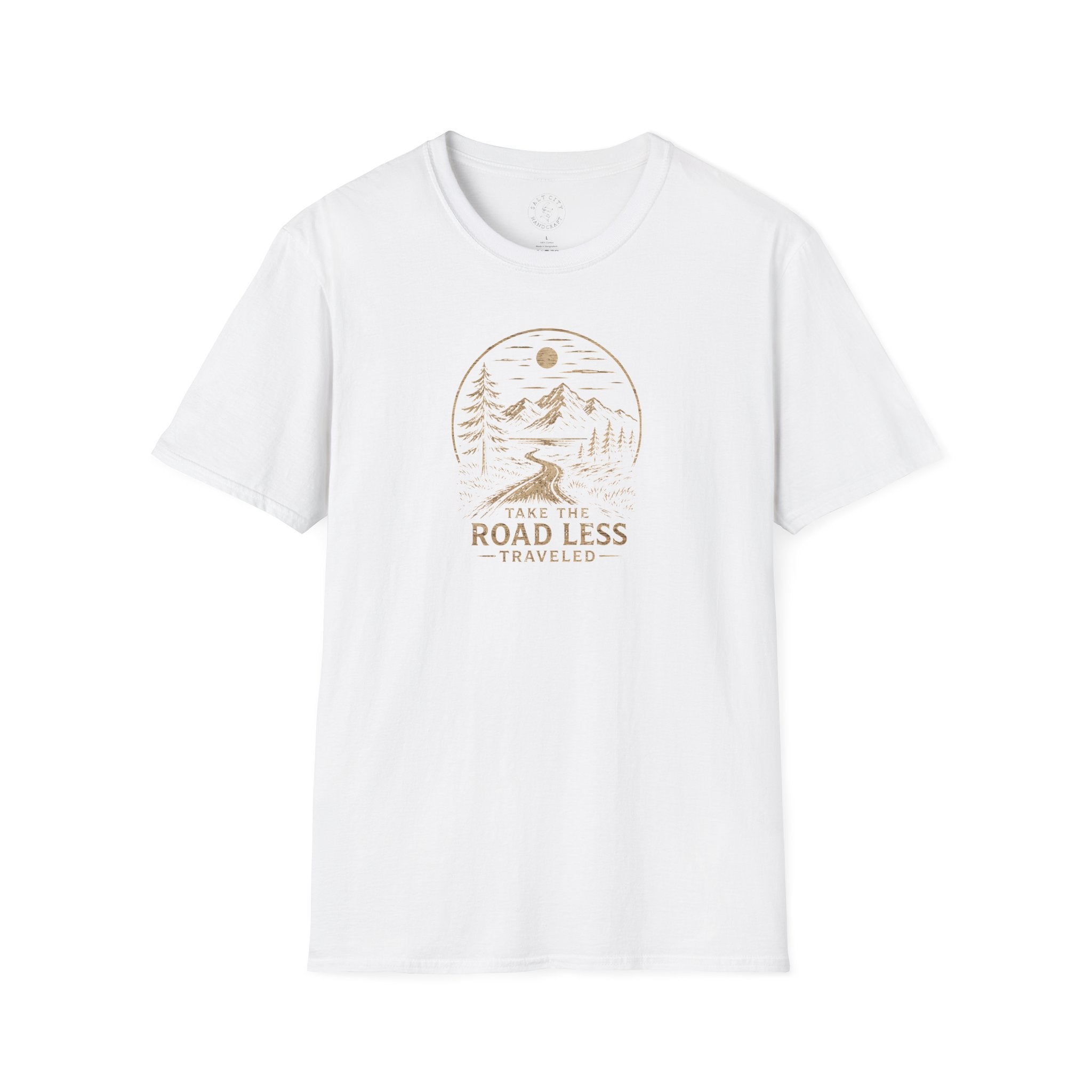 Road Less Traveled Mountain T‑Shirt — 'Take the Road Less' Adventure Tee