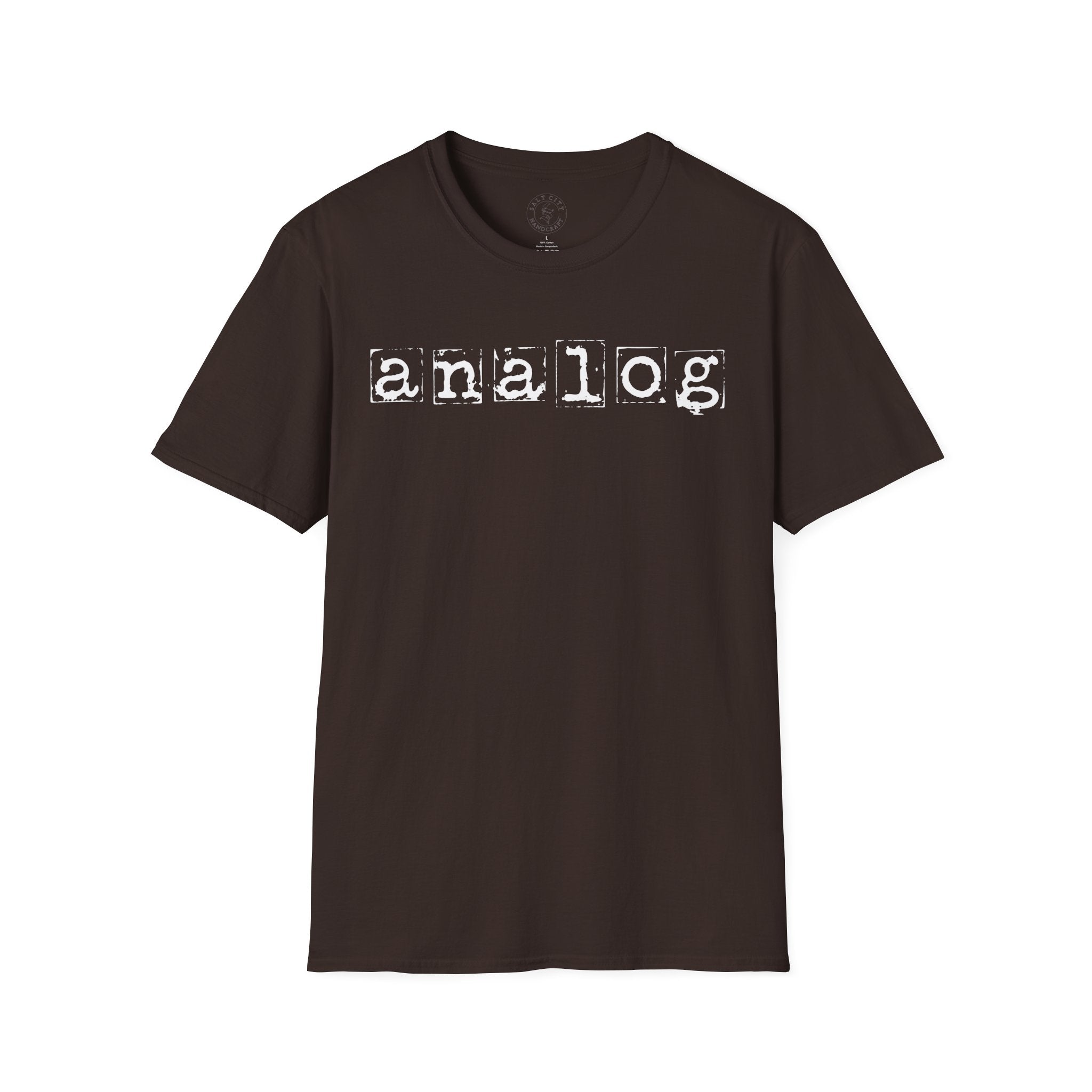 Analog Typewriter Graphic T-Shirt — Vintage Retro Tech Tee