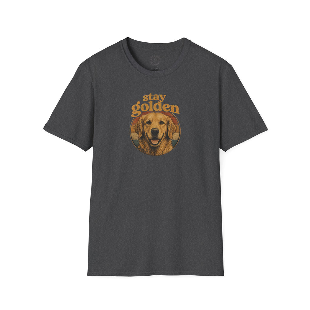 Stay Golden Golden Retriever T-Shirt — Cute Dog Lover Tee