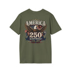 America 250th Birthday T-Shirt — Patriotic Eagle 1776–2026 Celebration Tee