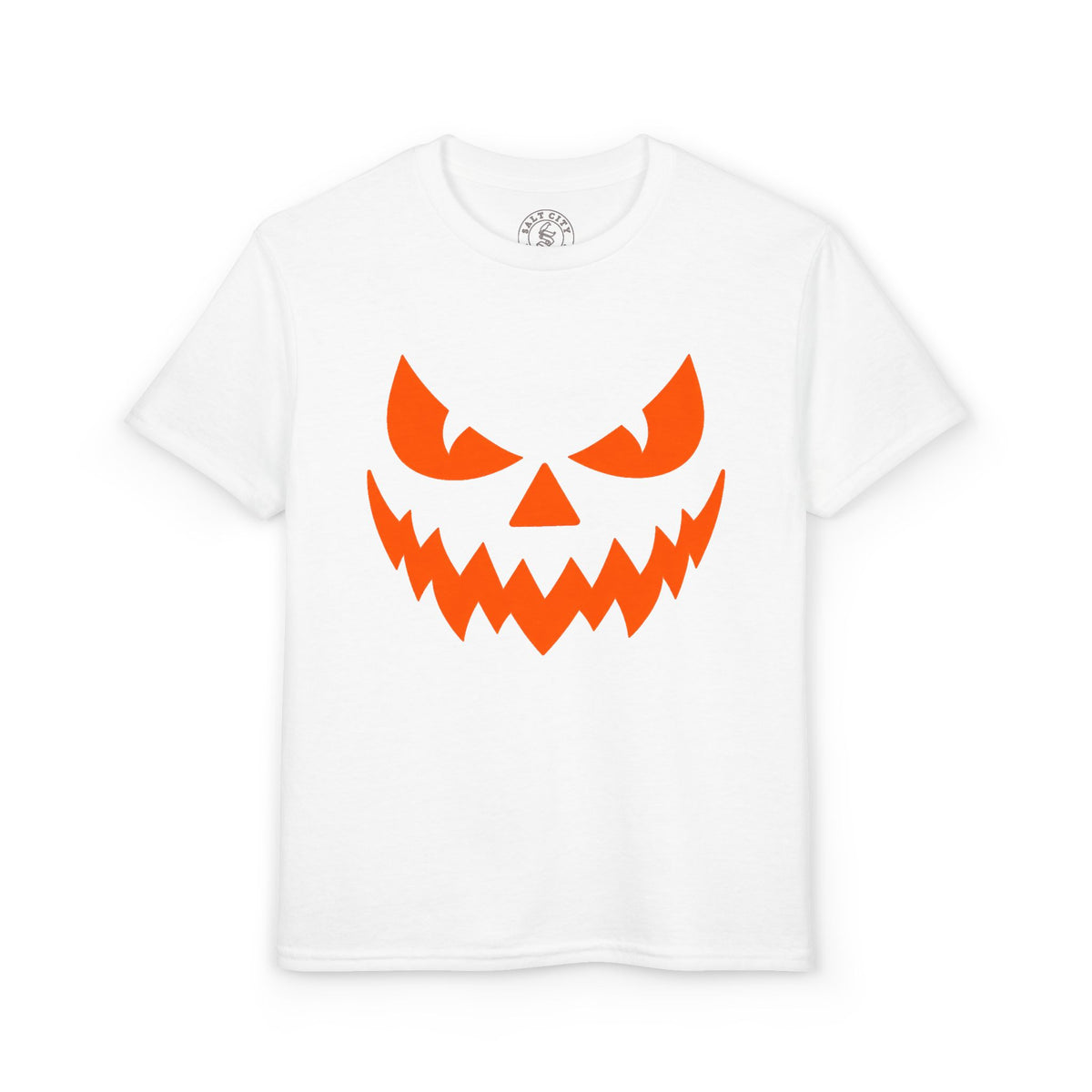 Kids Halloween Pumpkin Face T-Shirt