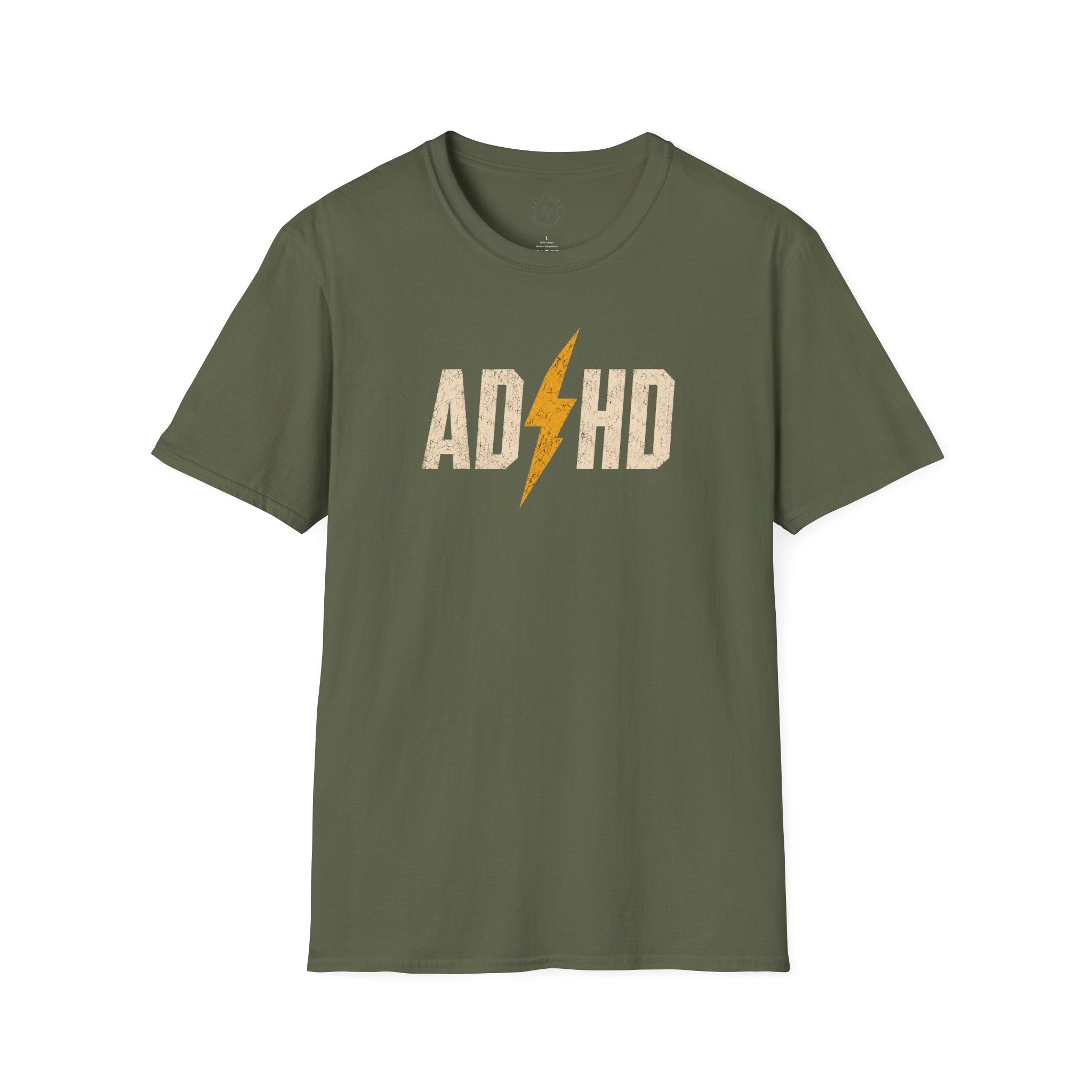 ADHD Lightning Bolt T-Shirt — Retro Tee