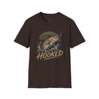 Fishing T-Shirt — 'Hooked' Rainbow Trout Graphic Tee