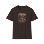 Women With Dog Mountain T-Shirt — 'Wander Together' Vintage Mountain Camping Tee