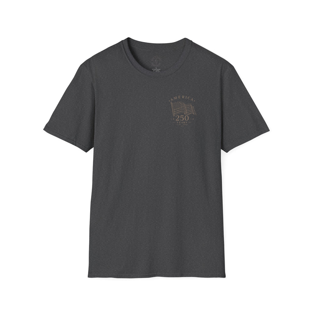 America 250 Years Commemorative T-Shirt | Minimal Patriotic Tee