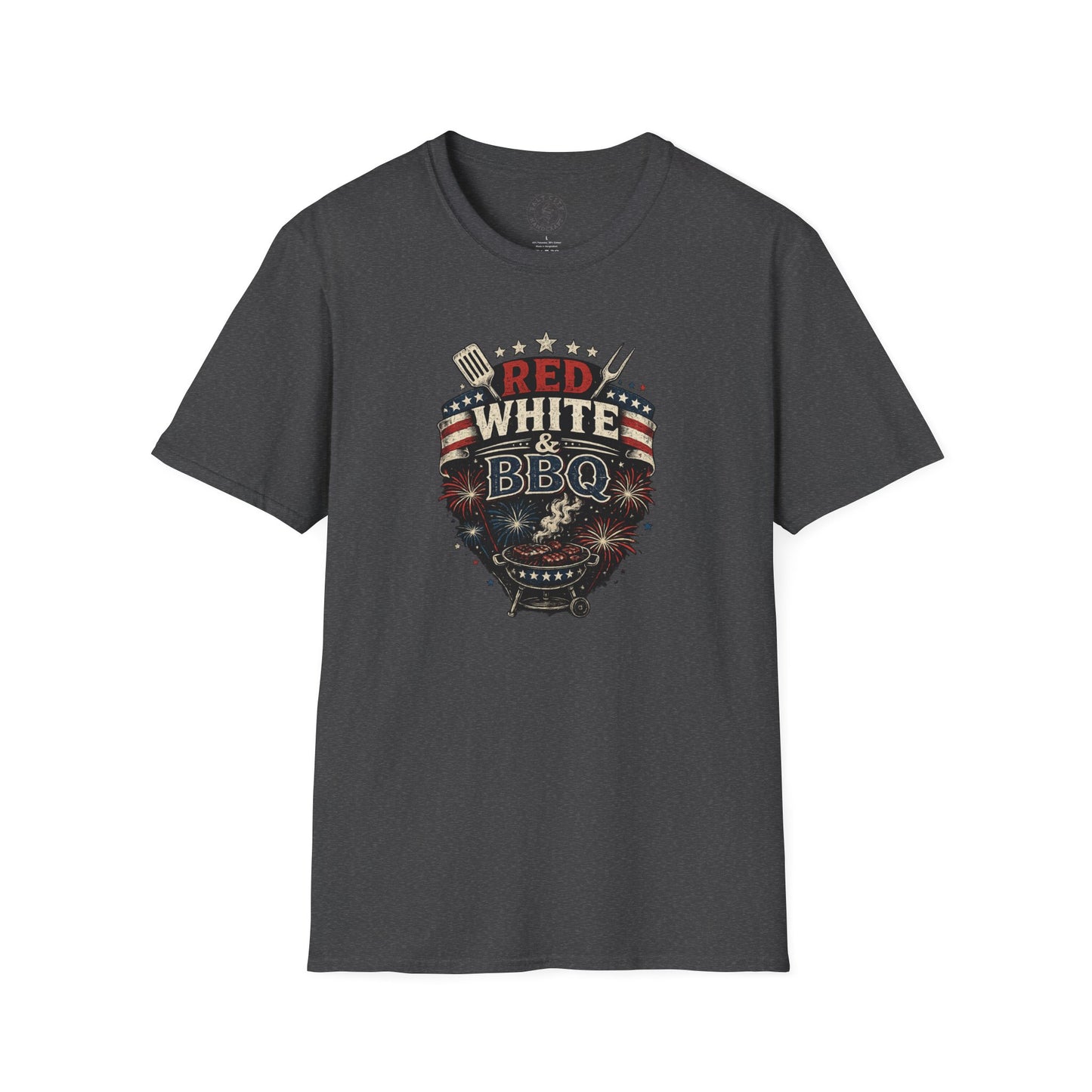 Red, White & BBQ T-Shirt — Patriotic 4th of July Grill Tee