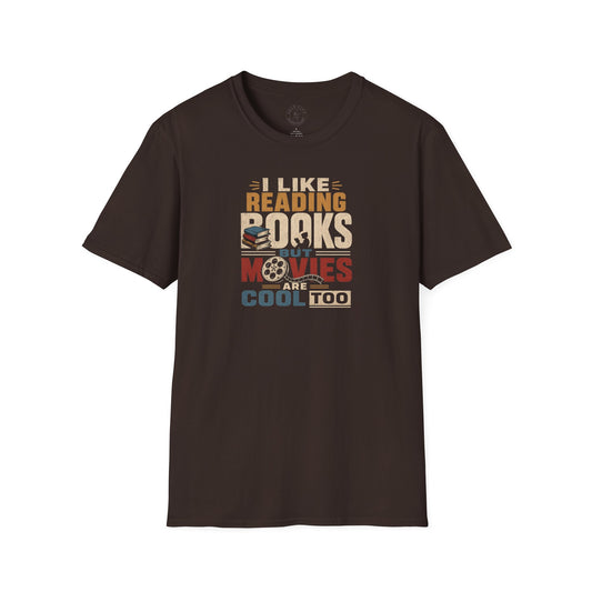 Books Unisex Softstyle T-Shirt | Funny Books And Movies Tee