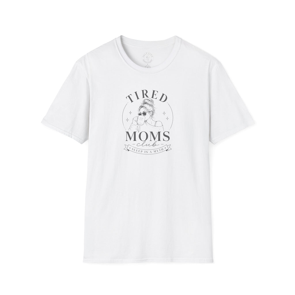 Tired Moms T-Shirt — 'Tired Moms' Graphic Tee for New & Busy Mothers