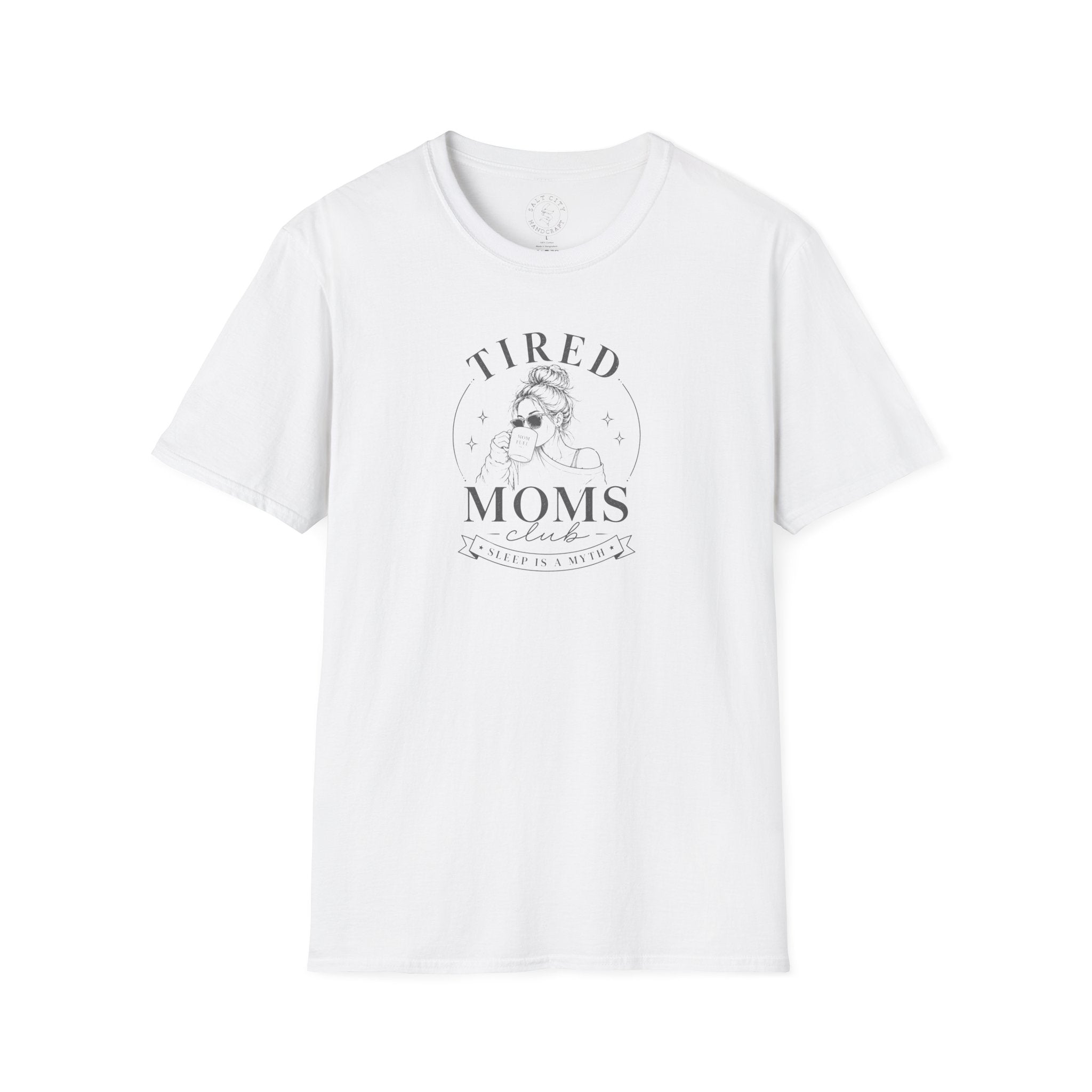 Tired Moms T-Shirt — 'Tired Moms' Graphic Tee for New & Busy Mothers