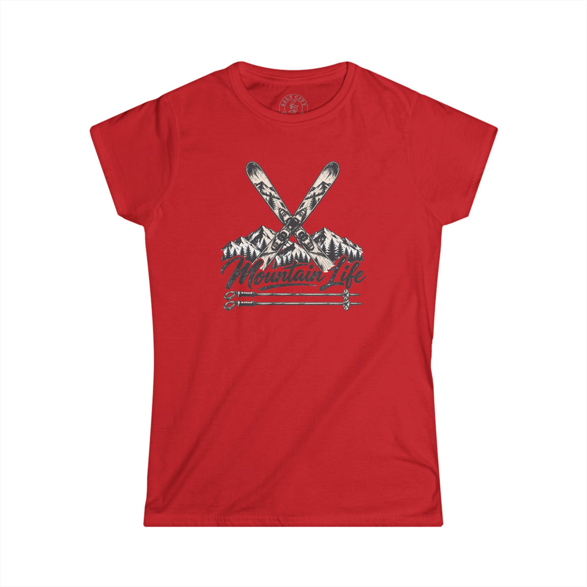 Women's Softstyle Mountain Ski Tee